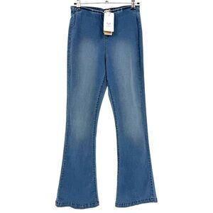 Roxy High Rise Bootcut Slim Flare Pull On Wild Blossom Size 29 NEW